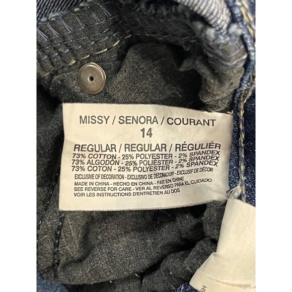 Nine West Vintage America Jeans Womens 14/32 Blue Stretch Denim - Picture 15 of 15